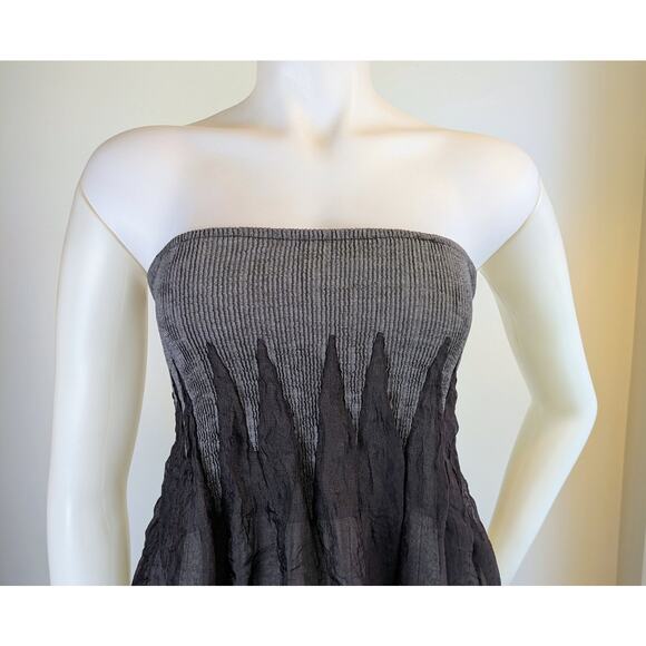 Anthropologie Lapis Convertible Smocked Tube Dress / Skirt OS Boho Floral Midi - Picture 2 of 9